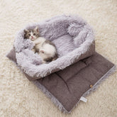 Super Plush Foldable Cat Mat Bed - Beds & Furniture - Higooga